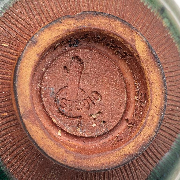 Wilhelm Kåge, Bowl, Farsta, stoneware, Gustavsberg's Studio.