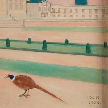 Einar Jolin, Motiv från Drottningholms slott.