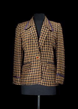 1430. A chequered tweed jacket by Christian Dior.