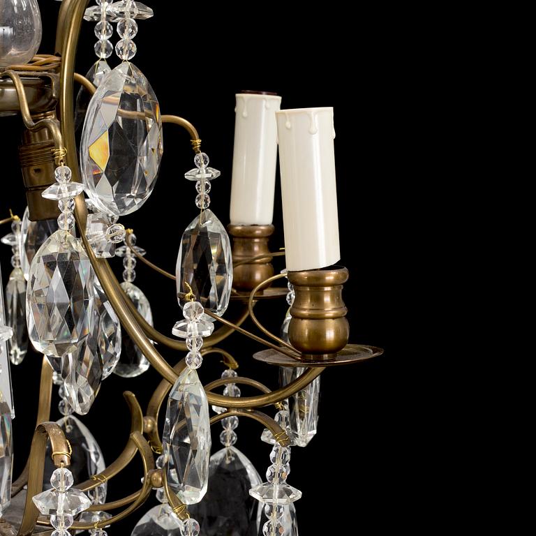 A mid 20th century rococo style ceiling light.