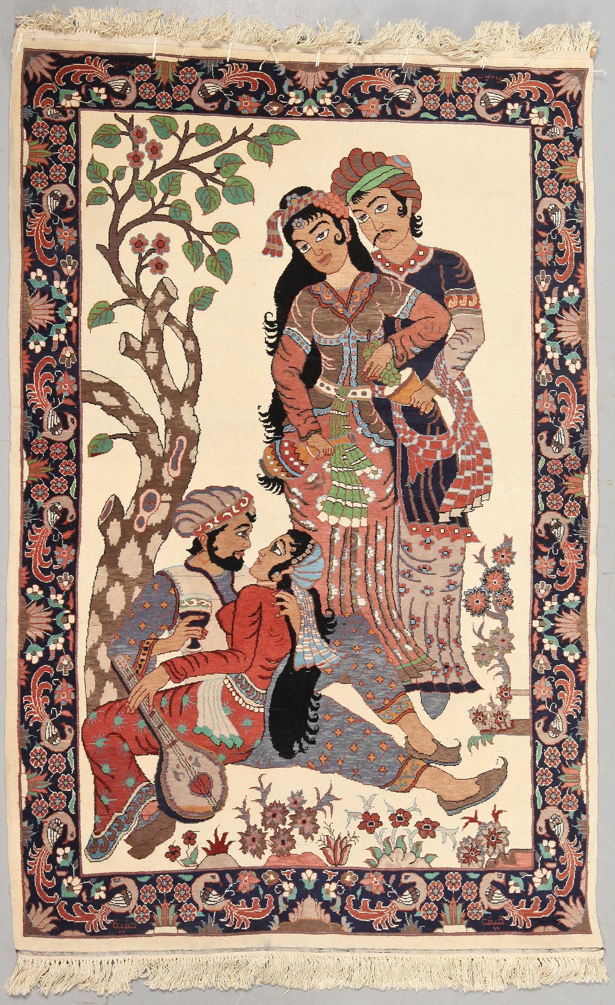 MATTA, troligen Ghom, 1900-talets senare del, 170 x 109 cm.