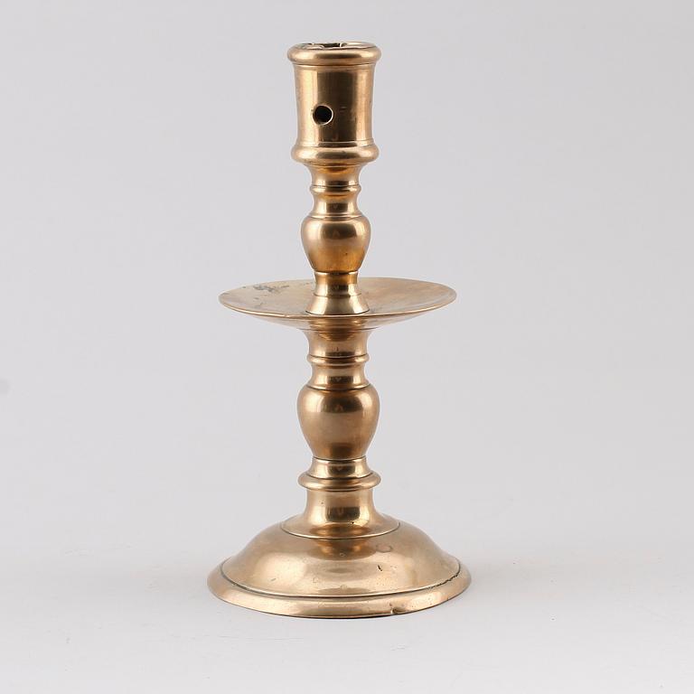 LJUSSTAKE, mässing, 1500-tal.