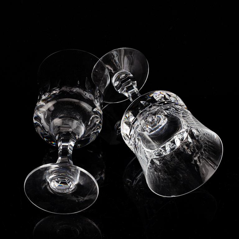 Göran Wärff, a part 'Prince' glass service, Kosta Boda (72 pieces).