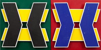 CHRISTER BOBERG, objekt, 2 st, sign o dat -94.