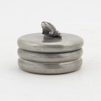 Estrid Ericson, probably, a pewter box, Firma Svenskt Tenn, Stockholm 1932, model 433.