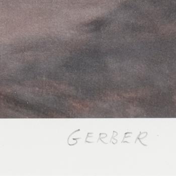 HENRIK VON GERBER, gicleetryck, signerat GERBER och numrerat 44/60 med blyerts.