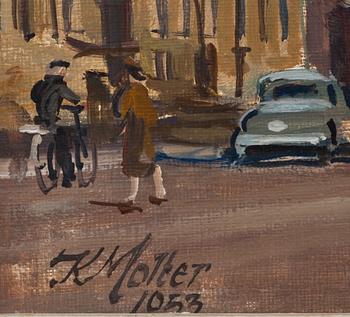 KAJ MOLTER, olja på duk, signerad och daterad 1953.