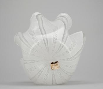 NÄSDUKSSKÅL, glas, "Fazzoletto", Fulvio Bianconi och Paolo Venini, Venini, Murano, Italien, 1900-talet senare hälft.