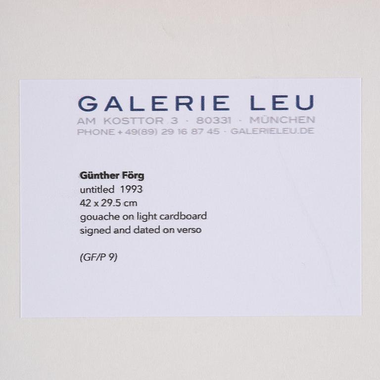 Günter Förg, "Untitled".