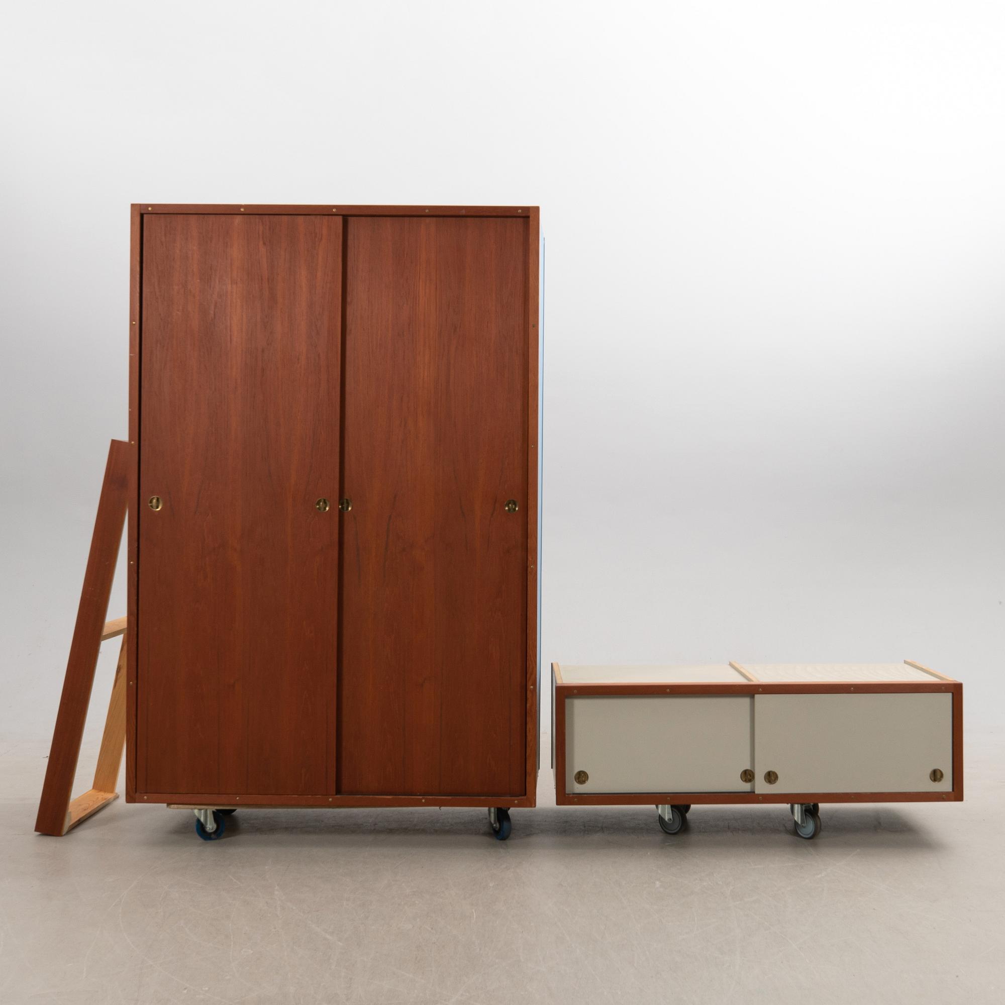 Børge Mogensen, & Grethe Meyer, skåp/garderob, ”Boligens Byggeskabe”, Danmark, 1960-tal.