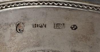 BÄGARE, silver, Hans Petter Vogt, Kristianstad, 1793. Vikt ca 193 gram.