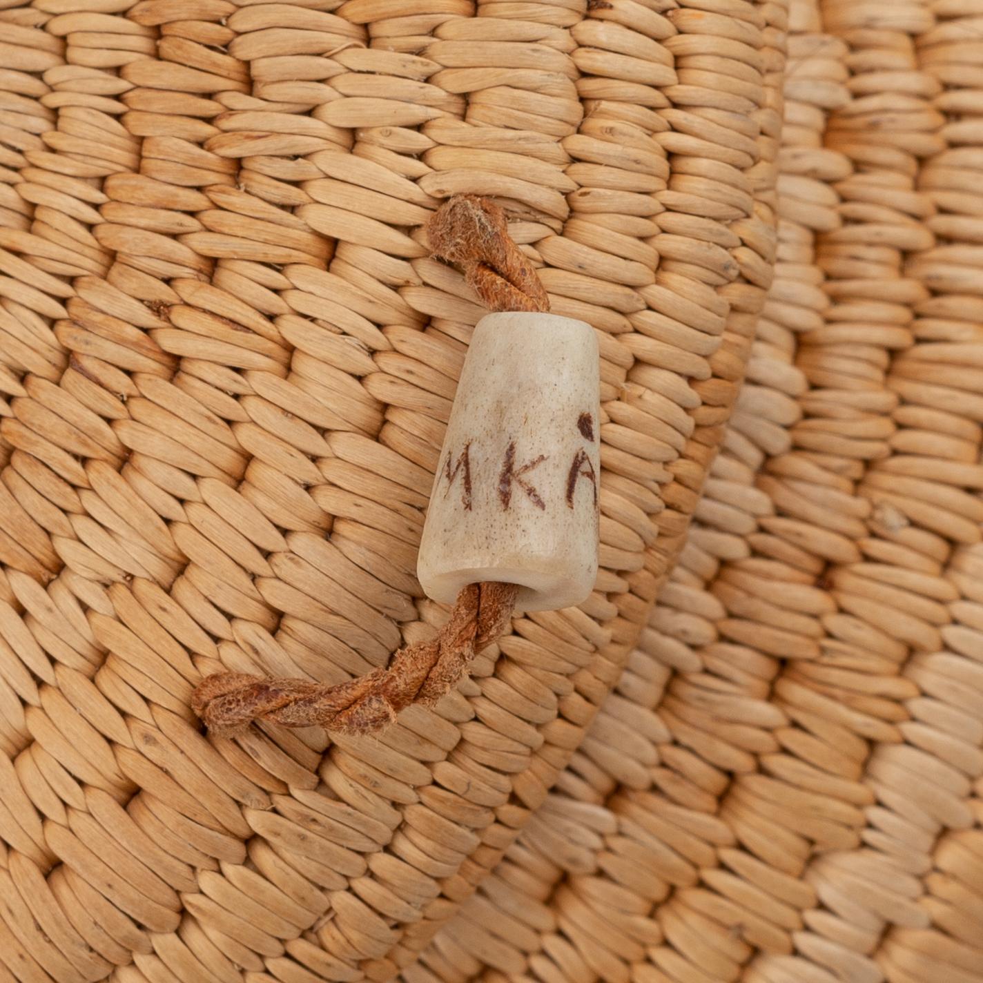 Margit Kitok-Åström, bl.a., Samiska arbeten, 4 st, rotslöjd.