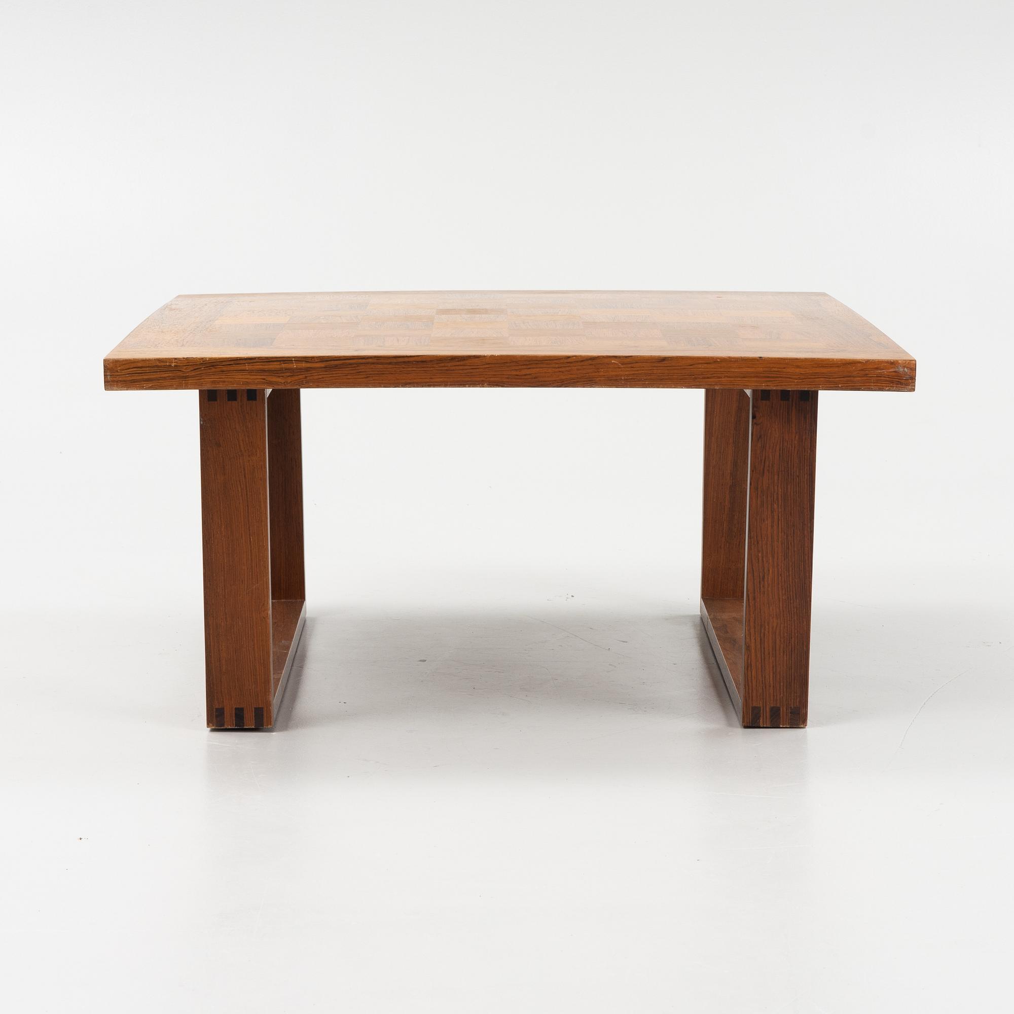 Poul Cadovius, a rosewood-veneered coffee table, France & Daverkosen, Denmark, 1960's.