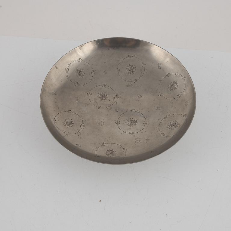Björn Trägårdh, attributed to, bowl, Firma Svenskt Tenn, Stockholm, Sweden, 1930.