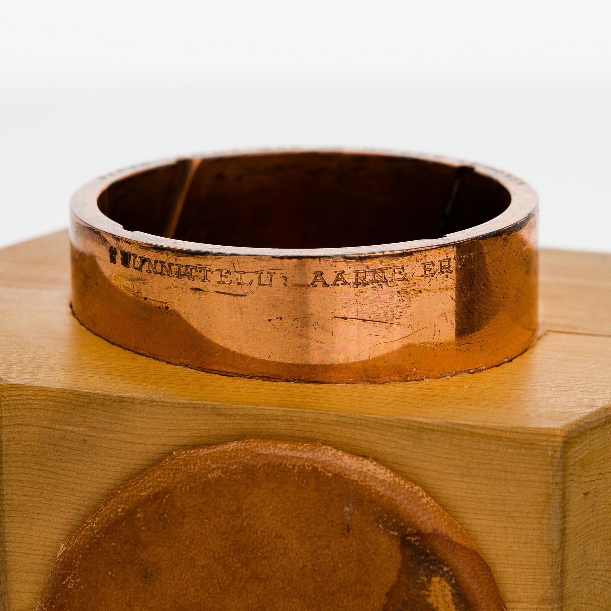 AARNE ERVI, a 1960's speaker's gavel for Westerback.