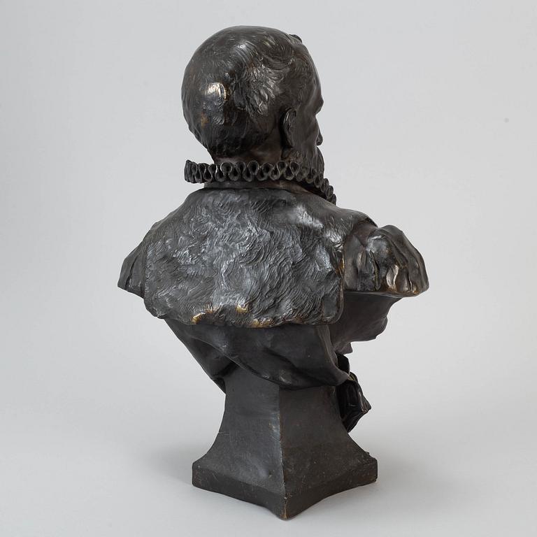 ÉMILE LOUIS PICAULT, sculpture, bronze, signed.