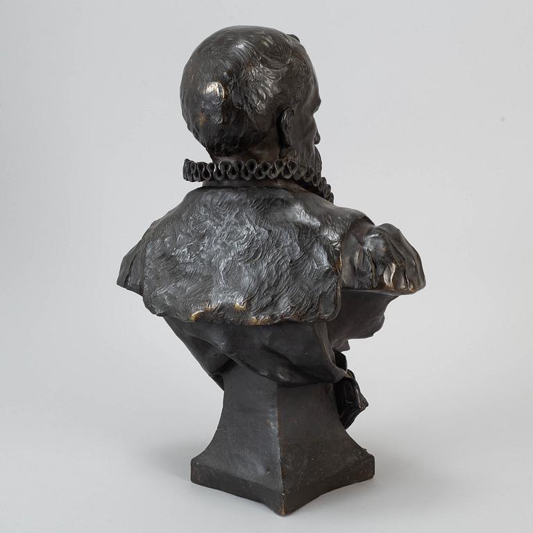 ÉMILE LOUIS PICAULT, sculpture, bronze, signed.