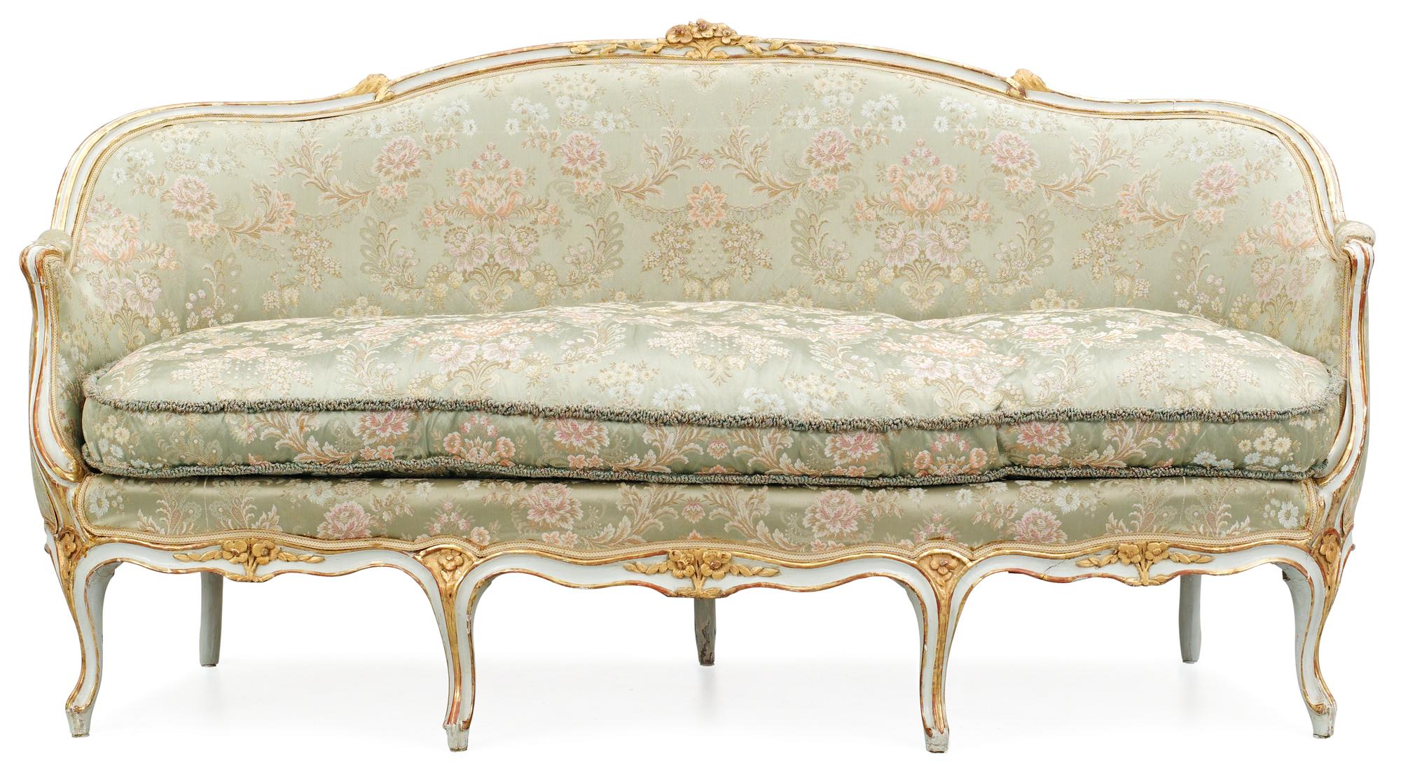 A Swedish Rococo 18th century sofa.