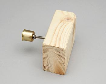 DAN WOLGERS, ljusstake, monogramsign.