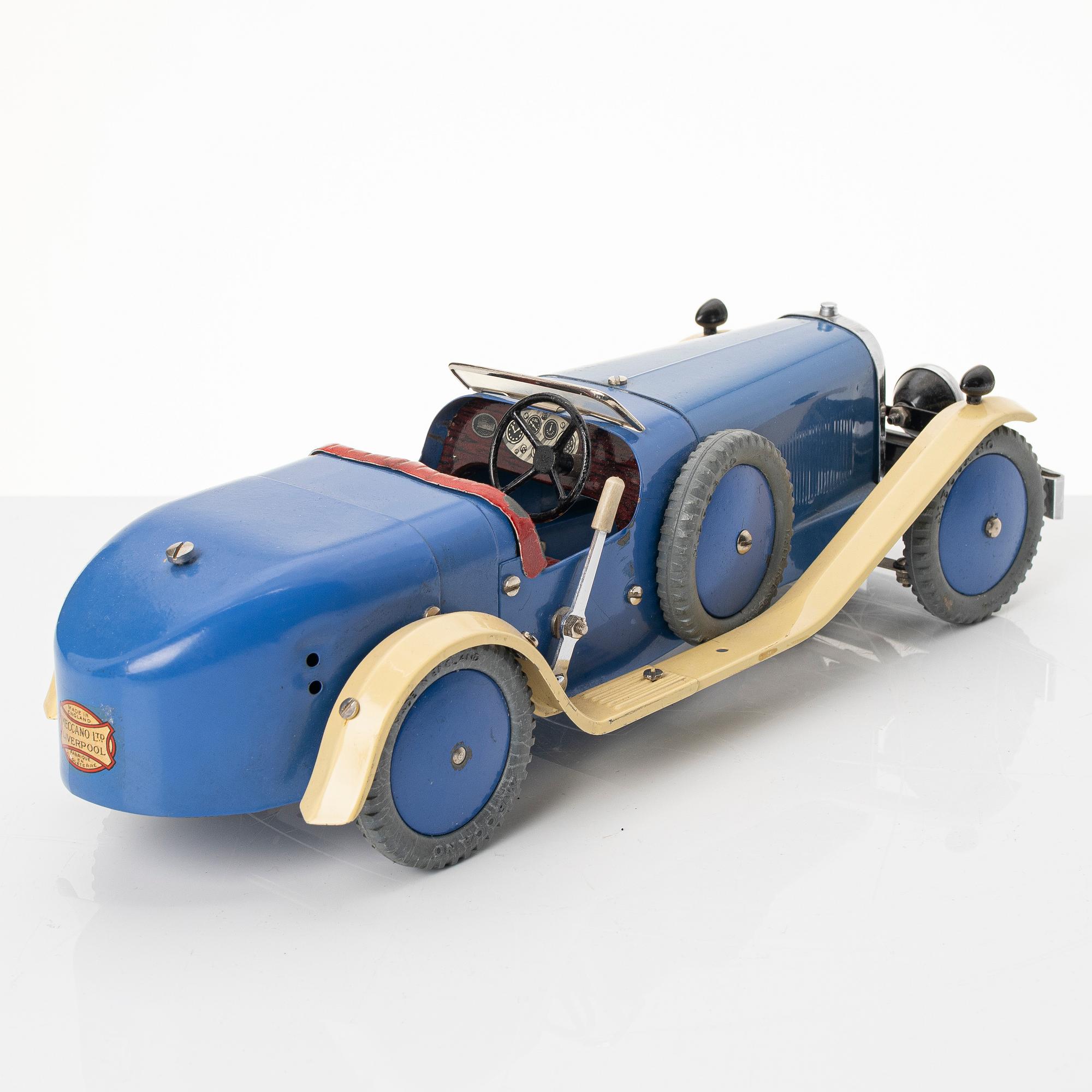 Meccano, racing car. England, 1930s.