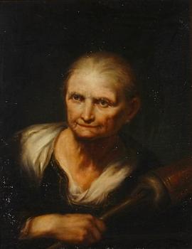 OKÄND KONSTNÄR, olja på duk, 1600/1700-tal.
