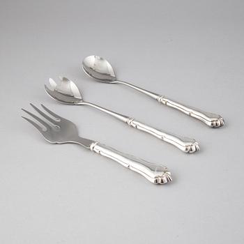 A Finnish silver cutlery, second half of the 20th century (63 pieces).