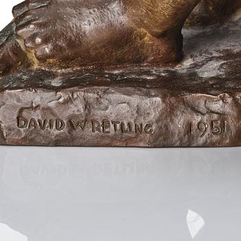 David Wretling, Sittande flicka.