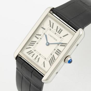 Cartier, Tank Solo, wristwatch, 34,8 mm x 27,4 mm.