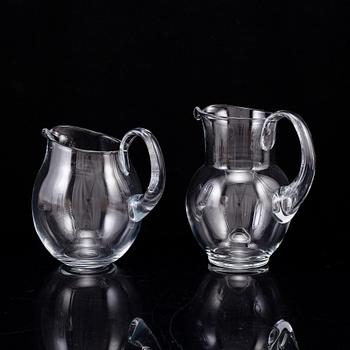 INGEGERD RÅMAN, 9 delar glas, Skruf.