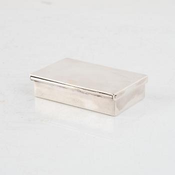 Bengt Liljedahl, a Swedish silver box, Stockholm 1976.