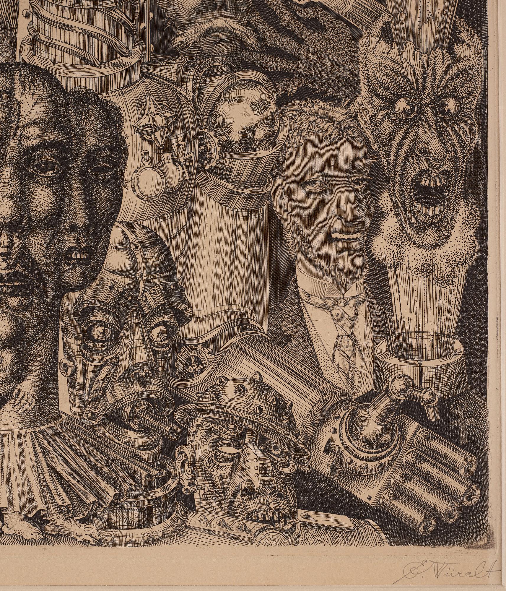 Eduard Wiiralt, "Põrgu" (Hell).