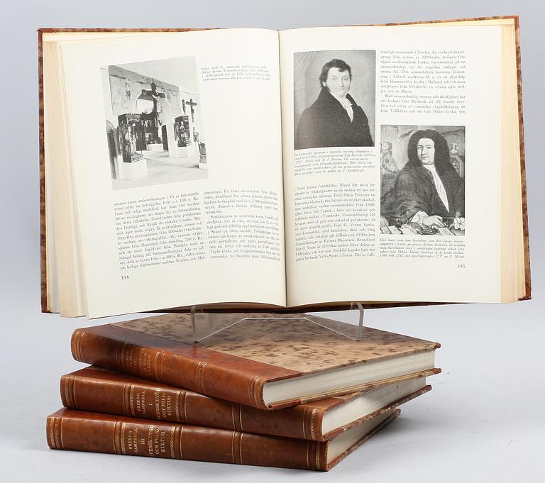 BÖCKER, 4 delar, "Svenskbygd och folkkultur", Campell Erixon.  Bokförlaget Gothia, Stockholm.