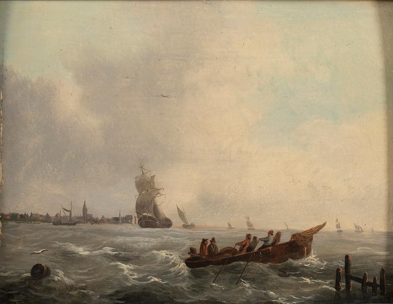 Okänd konstnär, 2 st, sannolikt England, 1800-tal.