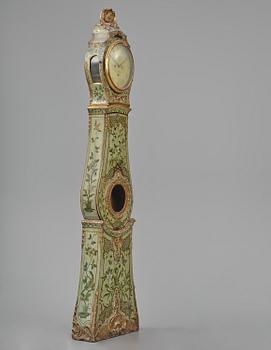 A rococo longcase clock by P. Ernst (watchmaker in Stockholm 1753-84).