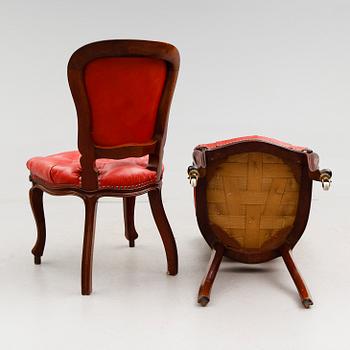 STOLAR, 6 st, viktorianska, 1800-talets andra hälft.