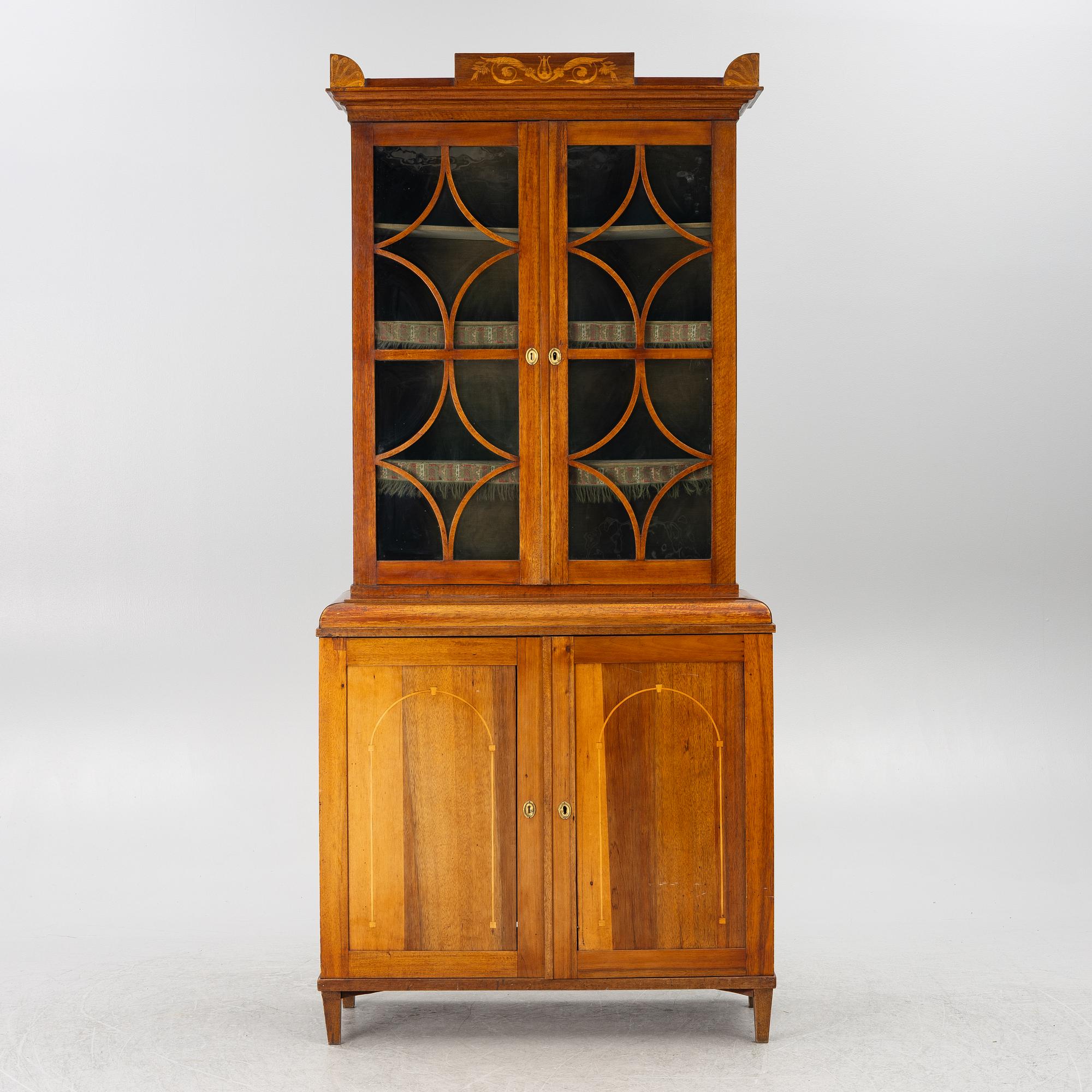 Bokskåp. Danmark, 1800-talets första hälft, Empire.