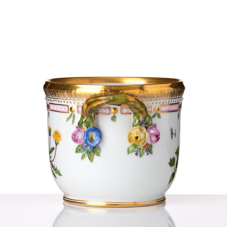 A Royal Copenhagen "Flora Danica" wine cooler/flower pot, Denmark, 20th Century.