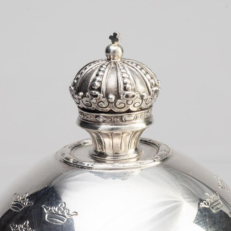 A silver inkwell, W.A. Bolin, Stockholm 1926.