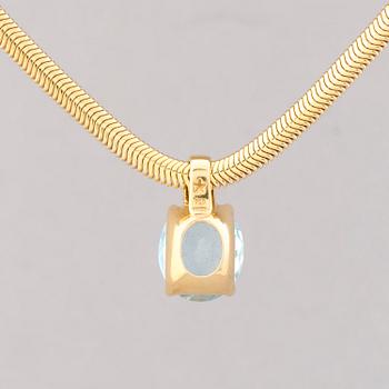 A NECKLACE, pendant H. Stern,  facetted topaz, 18 and 14K gold.