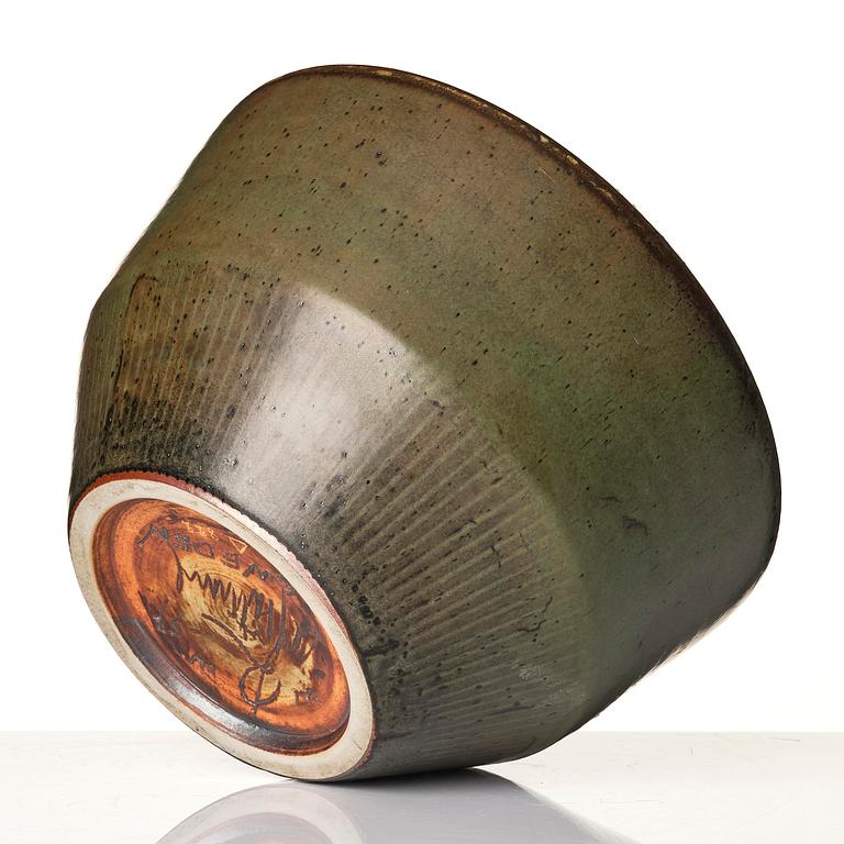 Carl-Harry Stålhane, unik vas, stengods, Rörstrand 1957.