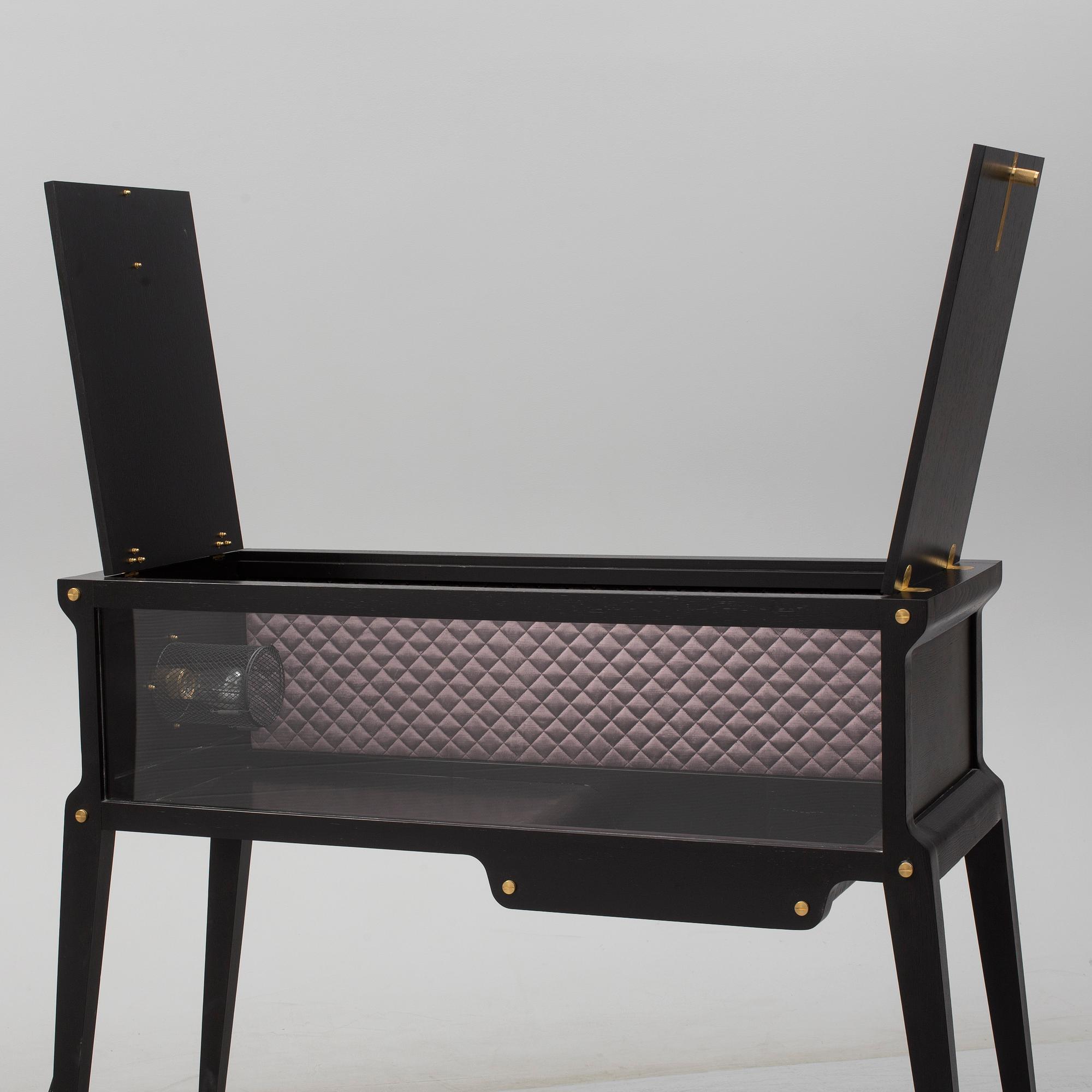 A 21st century 'The Rockstar Bar' cocktail cabinet, Buster & Punch, London.