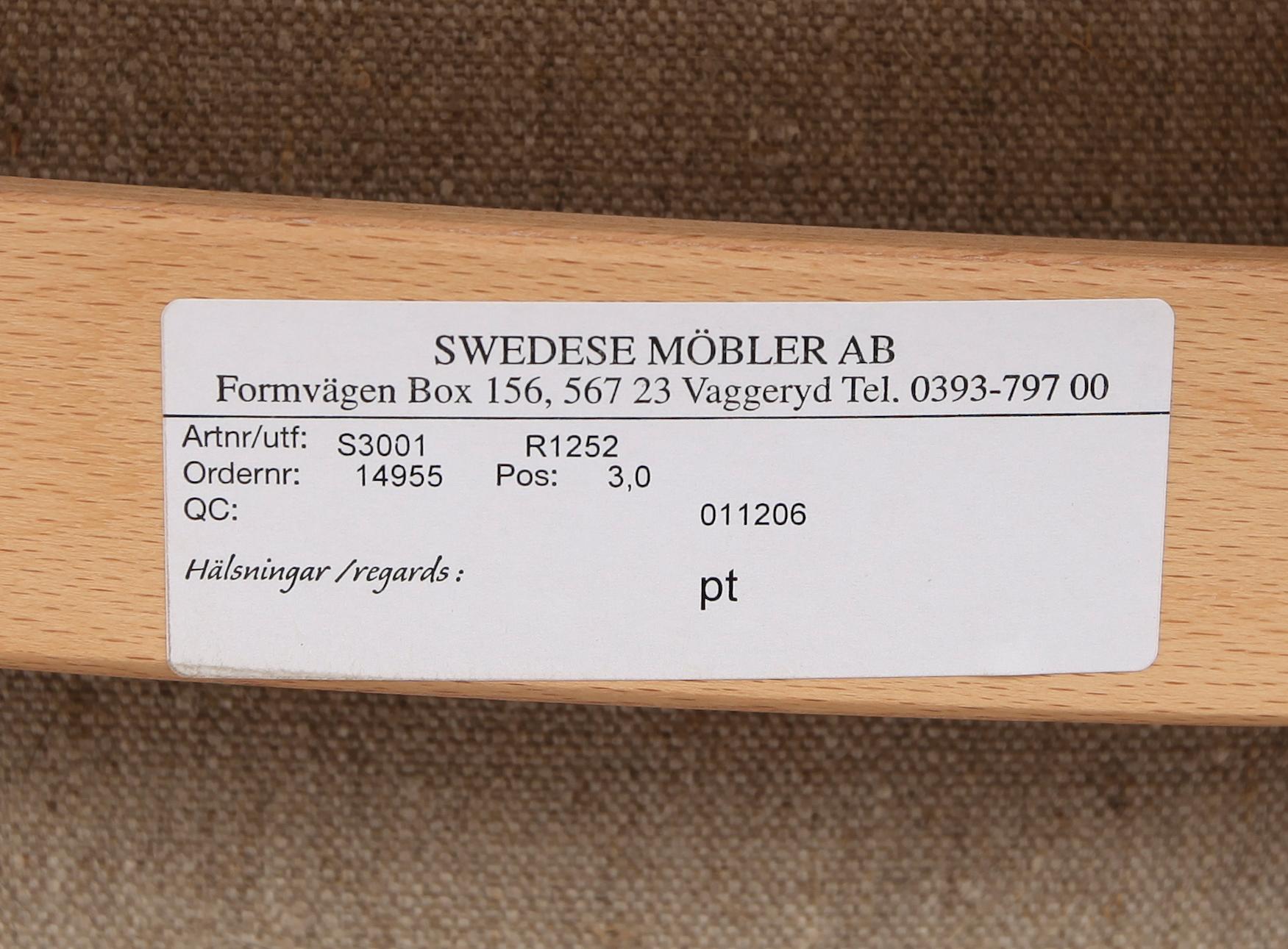 FÅTÖLJ, "Lamino", Yngve Ekström, Swedese, 2000-tal.