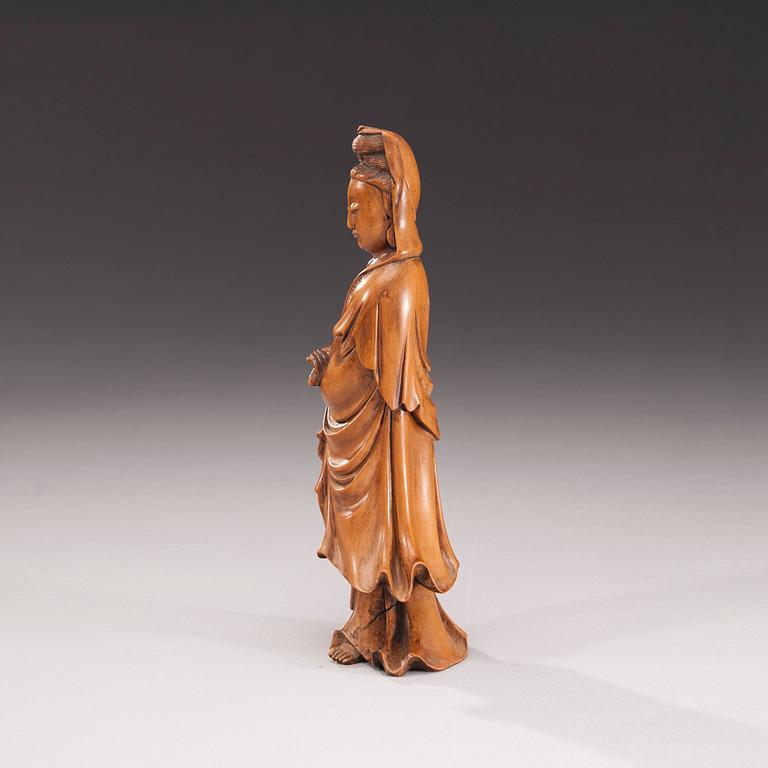 GUANYIN, buxbom, Kina 1800-talets slut.