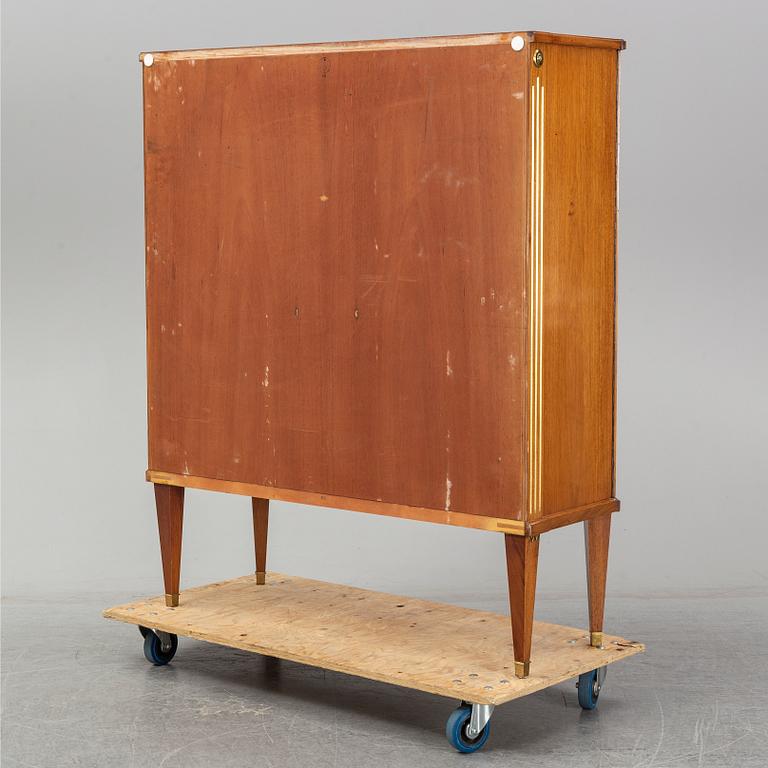 A mid 20th century mahogany veneered cabinet, Bodafors.