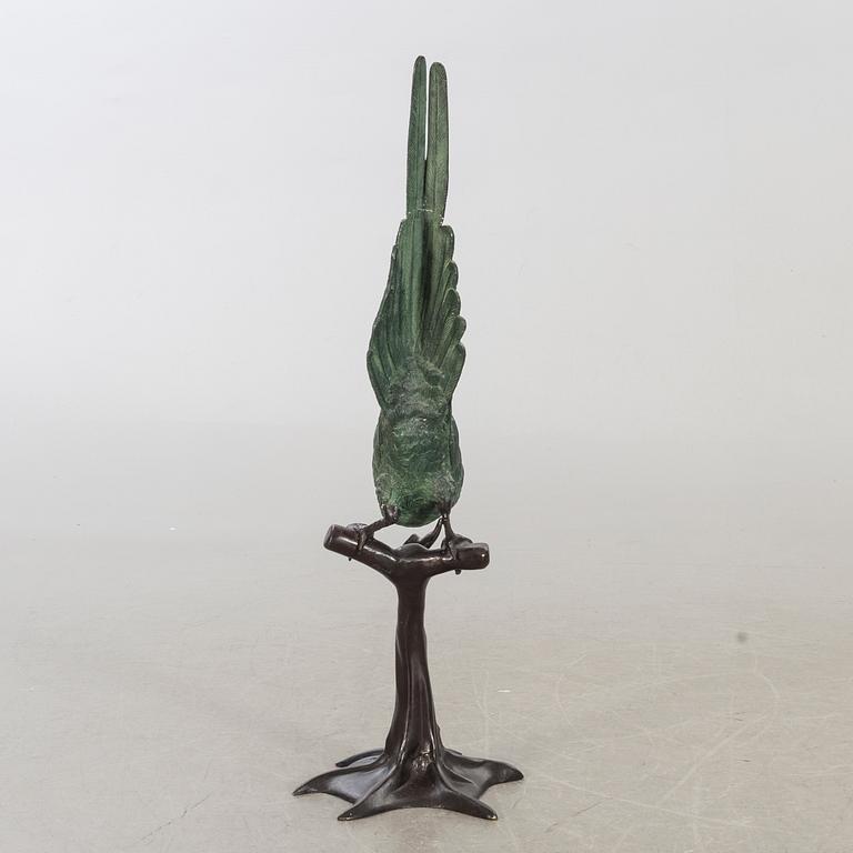 SKULPTUR 1900-tal kallmålad brons.
