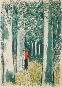 CASSIGNEUL, JEAN PIERRE. Färglitografi, sign o nr 43/120.