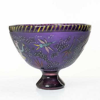 Ulrica Hydman-Vallien, a bowl, Kosta Boda.