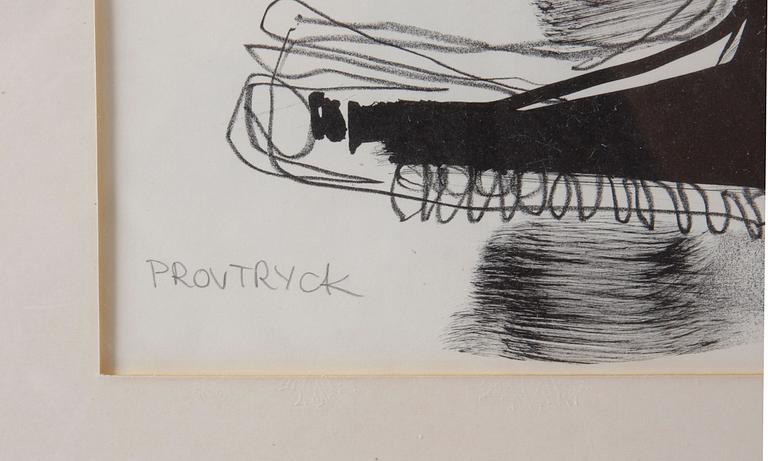 ZWICK, LIS, litografi, sign, provtryck samt dat 1971.