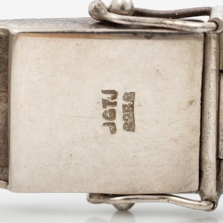 Bracelet, Jens Gregers Toftegaard-Jensen, silver and 14K gold.