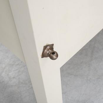 A 'Skattmansö' four poster bed, Ikea, 1990's.